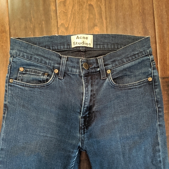 Rare Vintage Acne Studios Ace Navy Cash Jeans - Picture 3 of 5